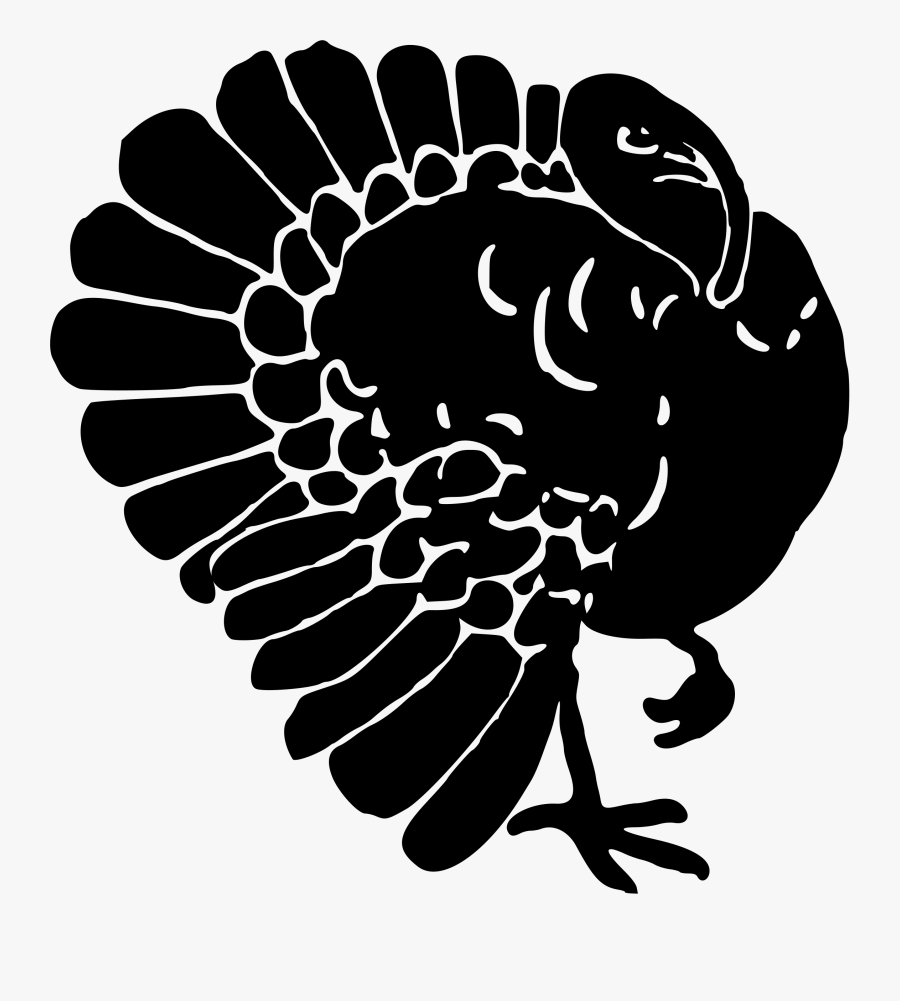 Turkey - Silhouette, Transparent Clipart