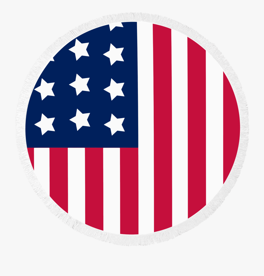 Flag Of The United States National Flag Clip Art - Usa Round Flag Png ...