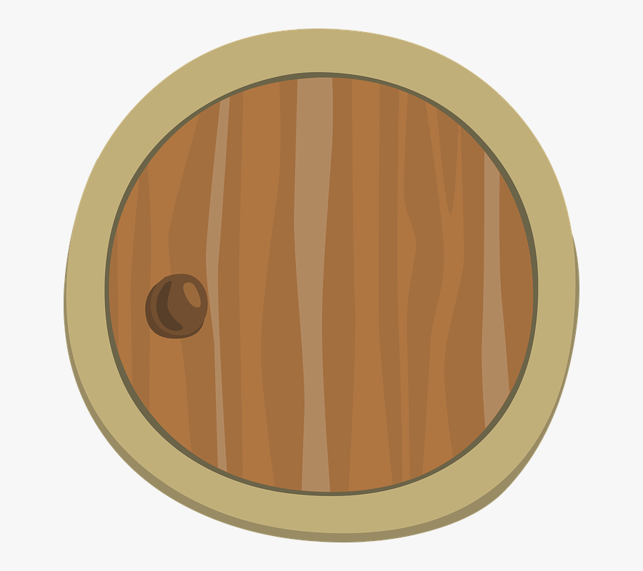 Clipart Door Clipart Vector - Circulo De Madeira Png, Transparent Clipart