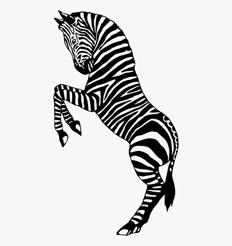 Transparent Zebra Clip Art - Silhouette Zebras, Transparent Clipart