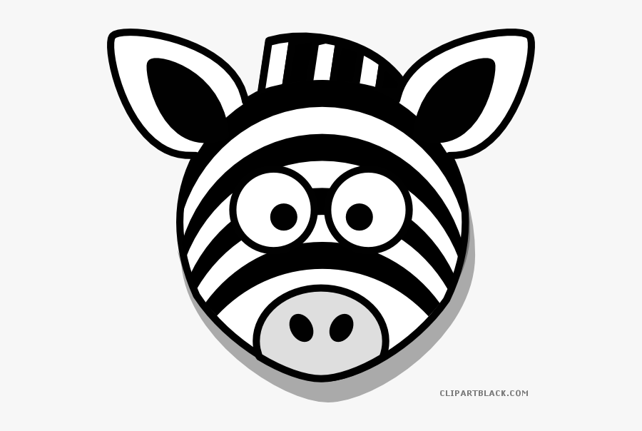 Zebra Head Clipart - Zebra Face Clipart, Transparent Clipart