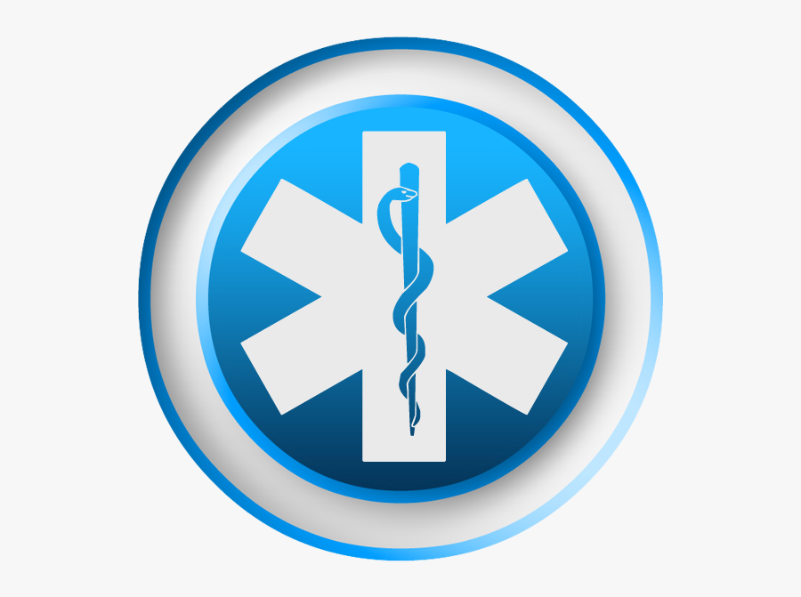 Emergency Medicine Symbol Blue - Medical Management Of Ovarian Cyst, Transparent Clipart