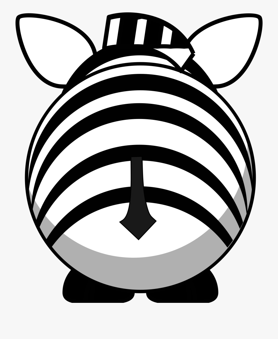 Line Art,head,symbol - Cartoon Clipart Zebra, Transparent Clipart
