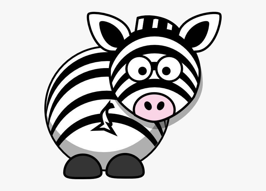 Cartoon Clipart Zebra, Transparent Clipart
