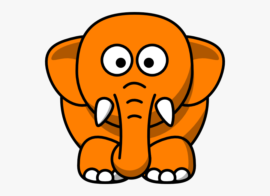Cartoon Elephant Clipart, Transparent Clipart