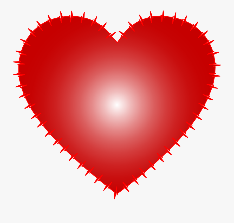 Heart Ekg Rhythm Red Free Stock - Heart, Transparent Clipart