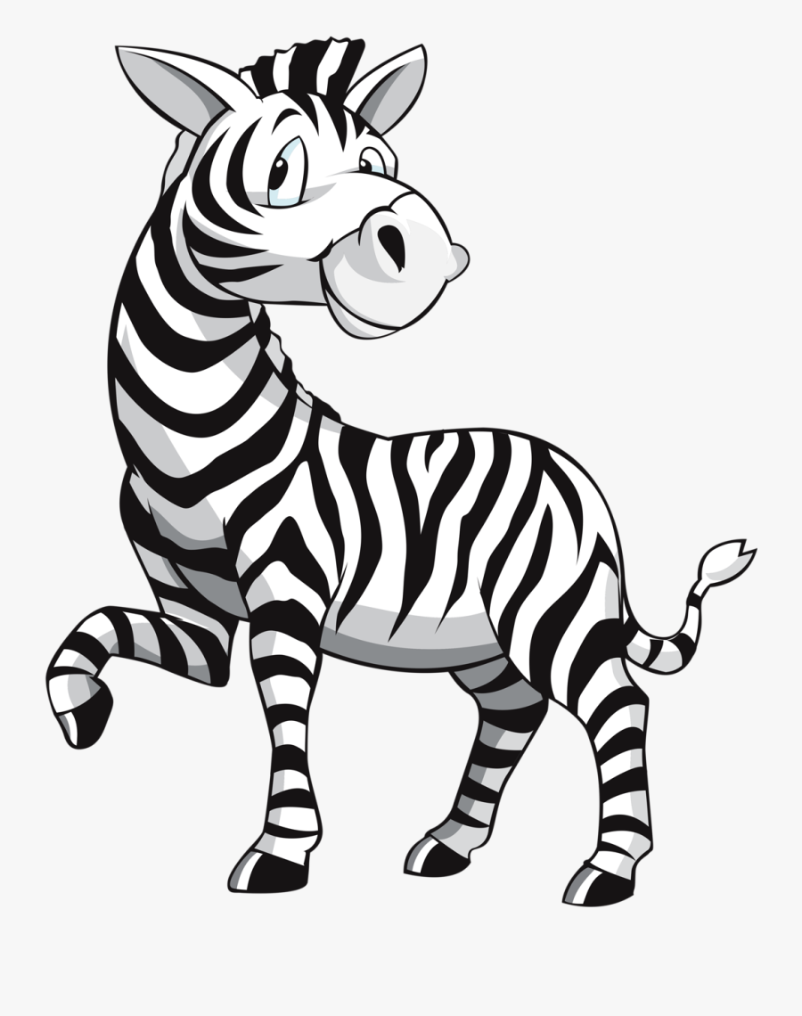 Transparent Clip Arts Images - Transparent Zebra Cartoon Png, Transparent Clipart