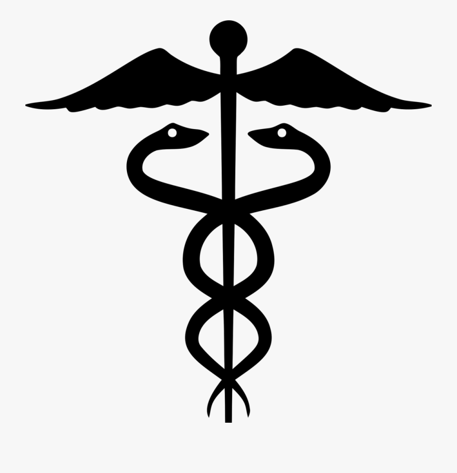 Medical Clipart Transparent - Rod Of Asclepius, Transparent Clipart