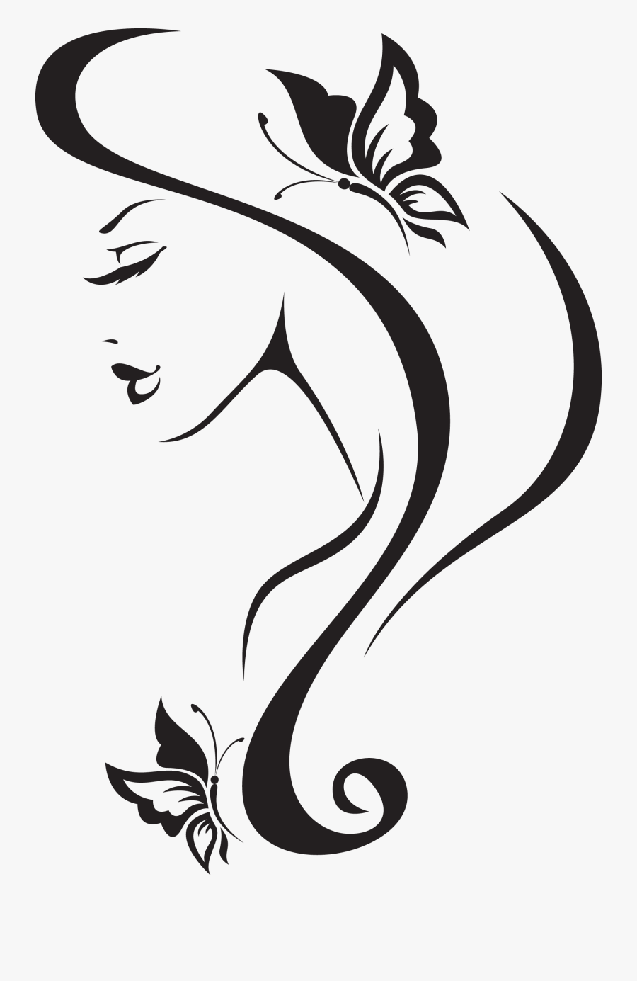 Clip Art Royalty Free Library Abstract Woman Drawing - Abstract Woman Drawing, Transparent Clipart