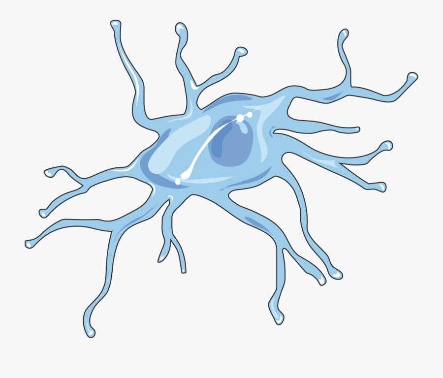Microglia Servier Medical Art 3000 Free Images Clipart - Microglial Cell Png, Transparent Clipart