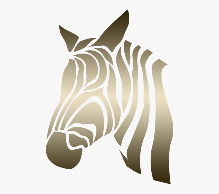 Horse Zebra Silhouette - Zebra, Transparent Clipart
