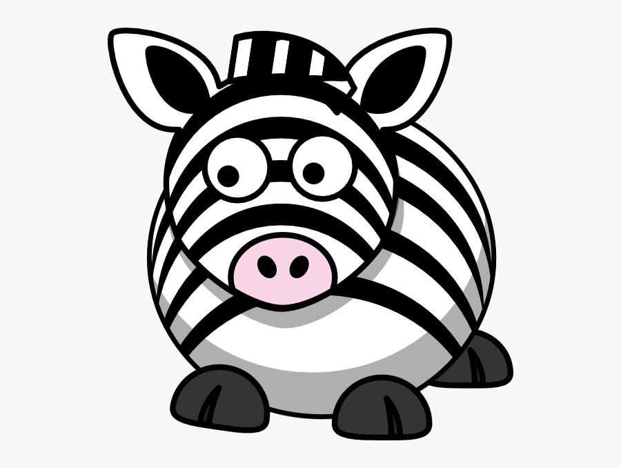 Cartoon Clipart Zebra, Transparent Clipart