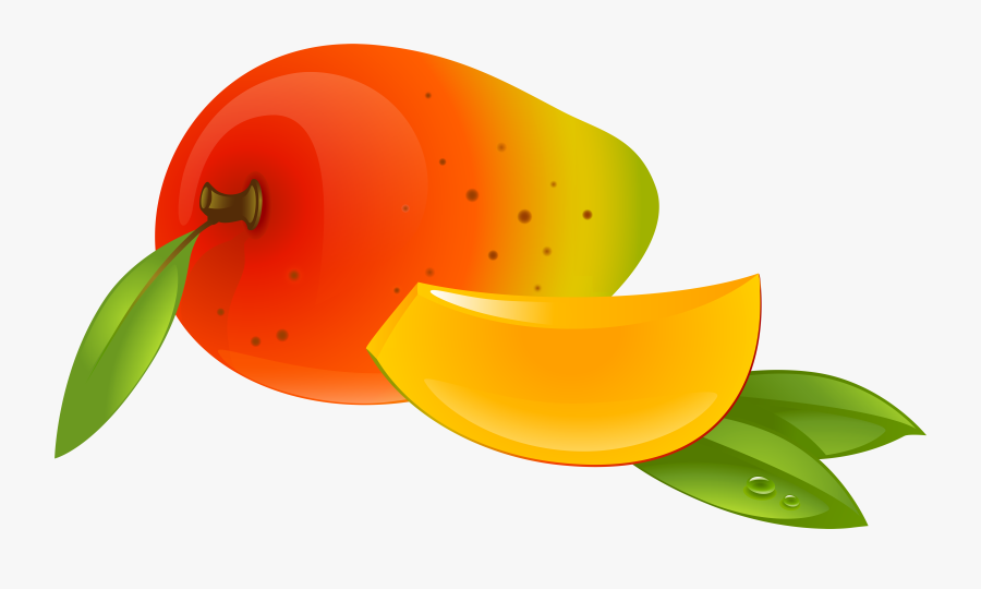 Mango Clipart Fruit Vegetable - Mango Cartoon, Transparent Clipart