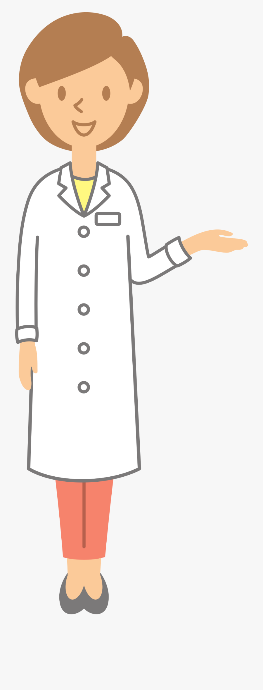 Woman, Pointing Right - Illustration, Transparent Clipart