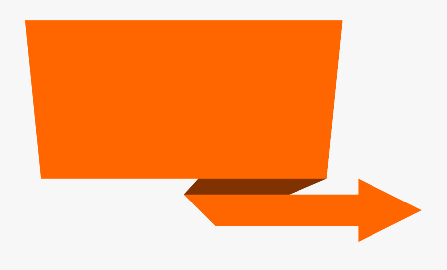 Orange Banner - Banner Png, Transparent Clipart