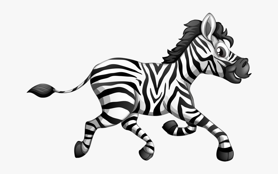 Zebra Cartoon Horse Clip Art - Zebra Doodle, Transparent Clipart