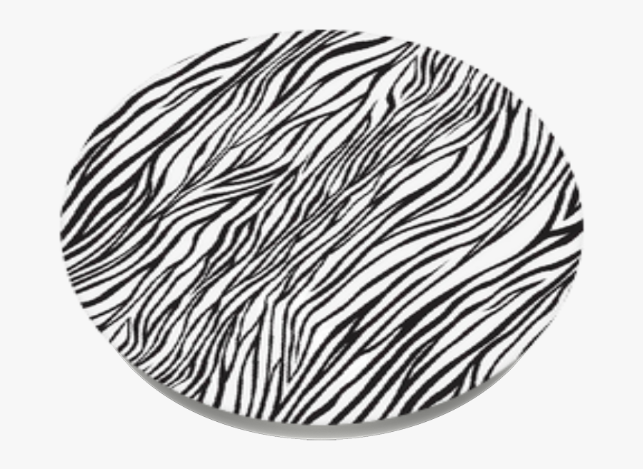 Zebra Stripes, Popsockets - Line Art, Transparent Clipart