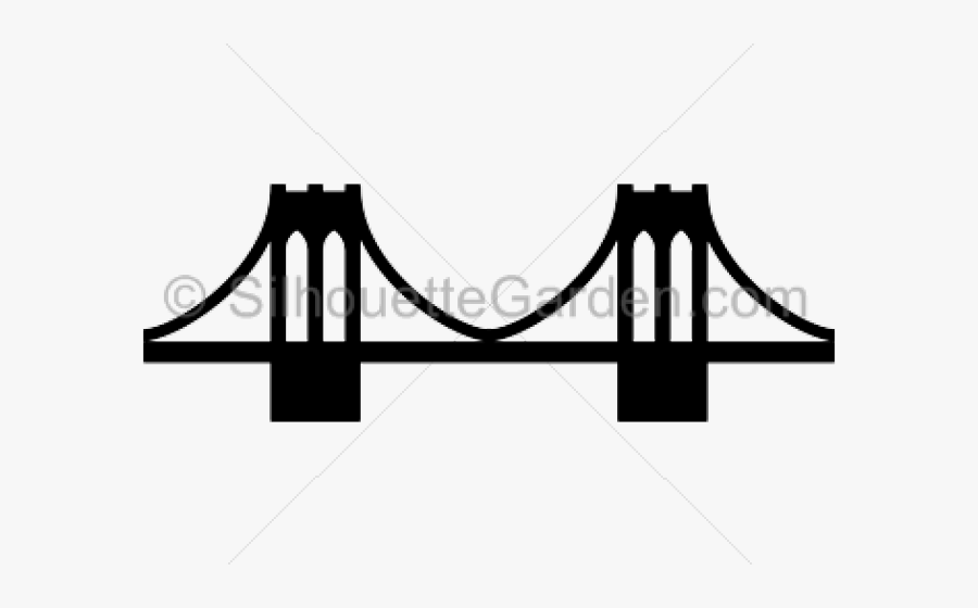 Transparent Bridge Clip Art - Brooklyn Bridge Clip Art, Transparent Clipart