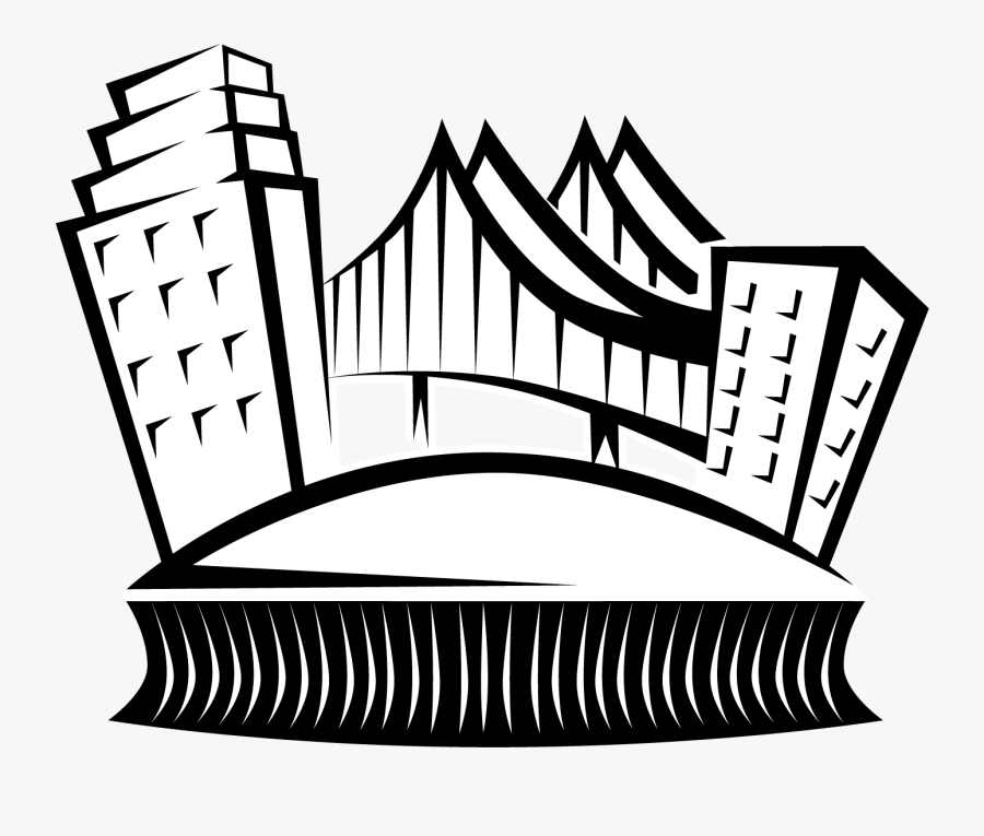 Places Archives - New Orleans Superdome Silhouette, Transparent Clipart