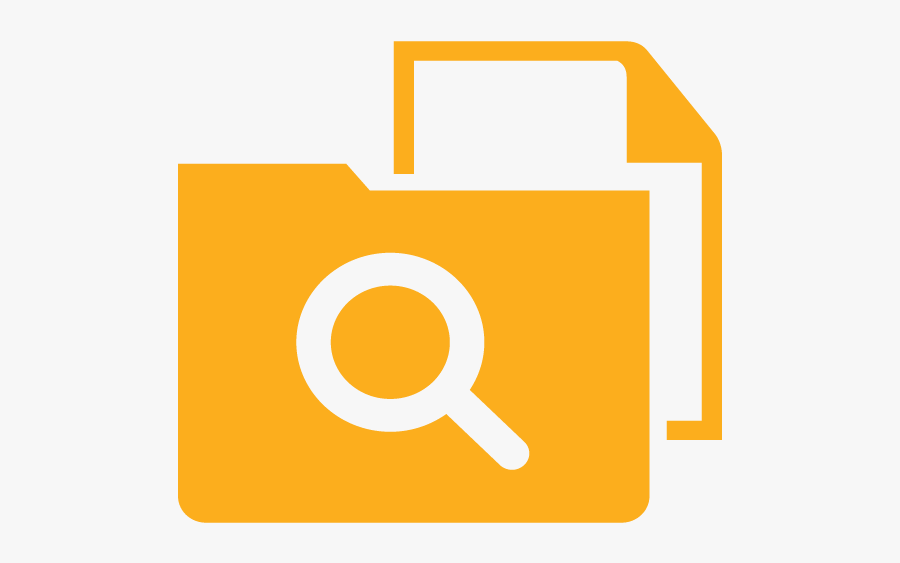 Search Files Icon - Circle, Transparent Clipart