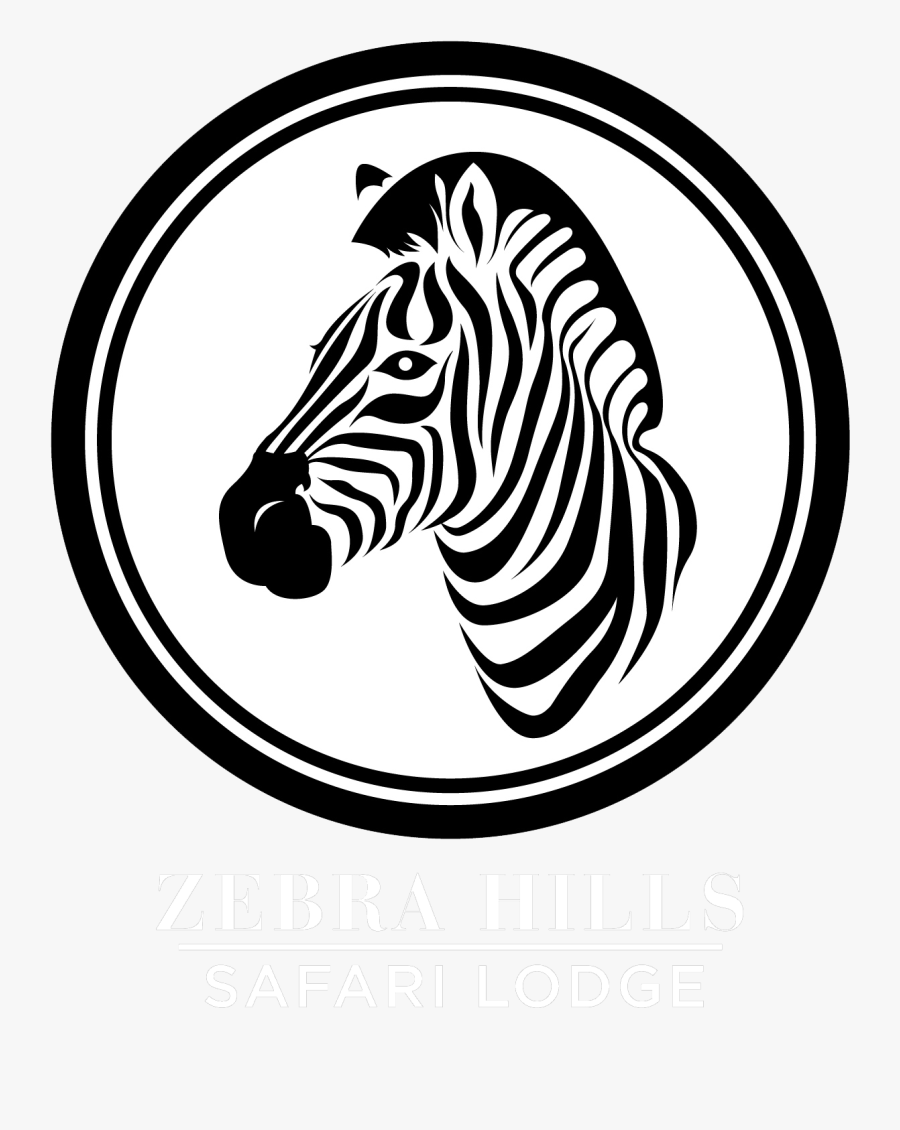 Zebra Head In Circle, Transparent Clipart