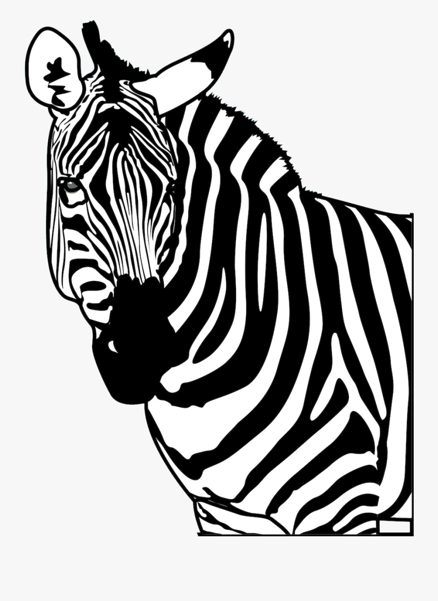Clipart Black And White Download Zebra Clip Art Strong - Silhouette, Transparent Clipart