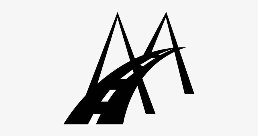 Road And Bridges Logo, Transparent Clipart