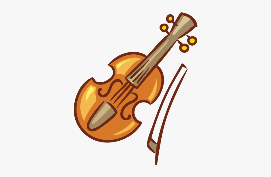 Bass Violin Violone Viola Cello - Cartoon Violin Clipart, Transparent Clipart