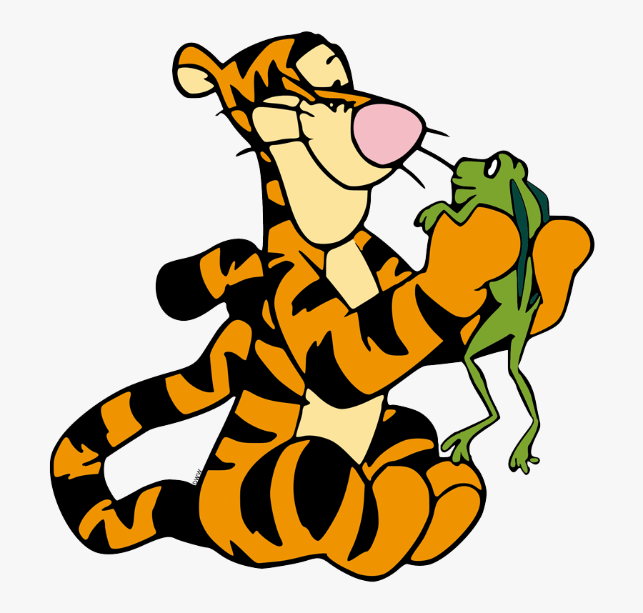 Tigger With Lady Bug On Nose, Transparent Clipart