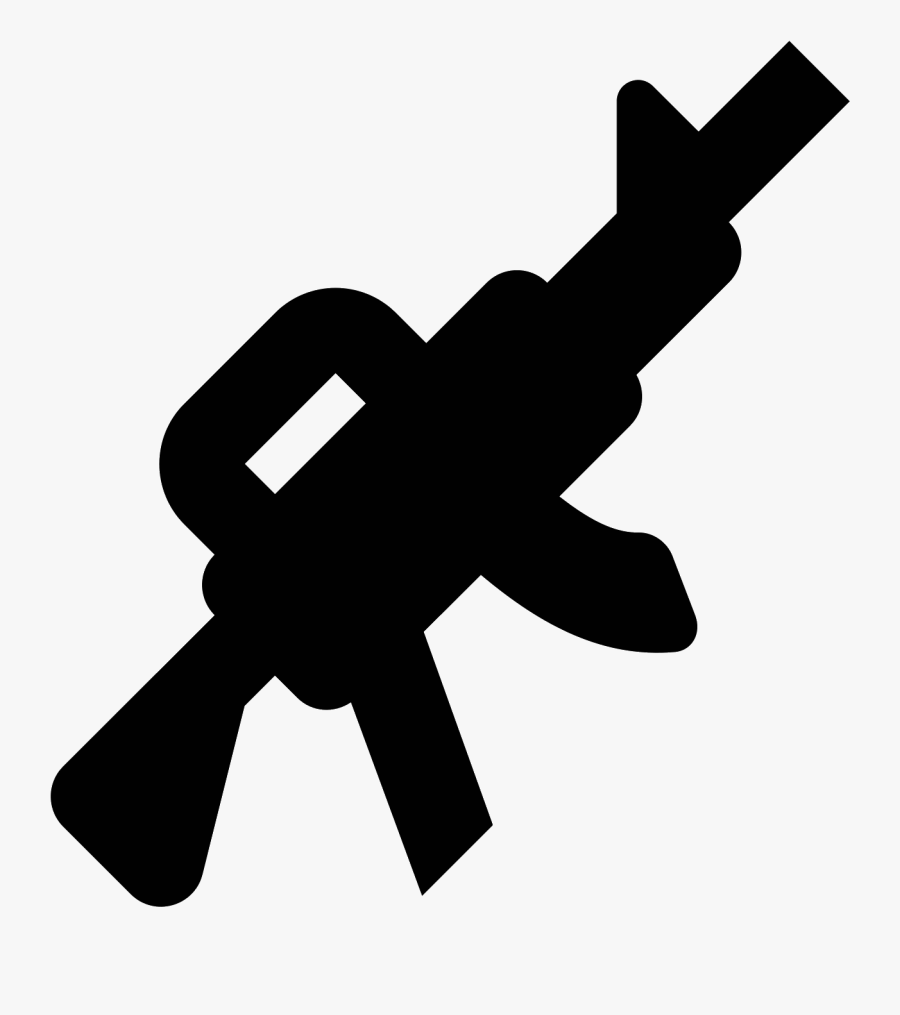 Vector Barrel Top - Assault Rifle Icon, Transparent Clipart