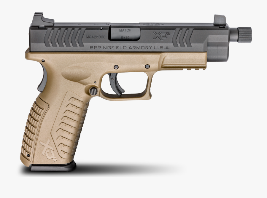 Xd M Full Size - Springfield Xdm 45 Threaded Barrel, Transparent Clipart