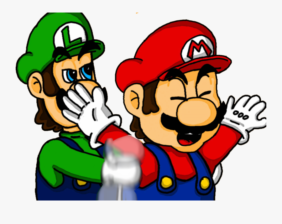 Luigi Tickling Mario By Emeffy Clipart , Png Download - Tickling Mario, Transparent Clipart