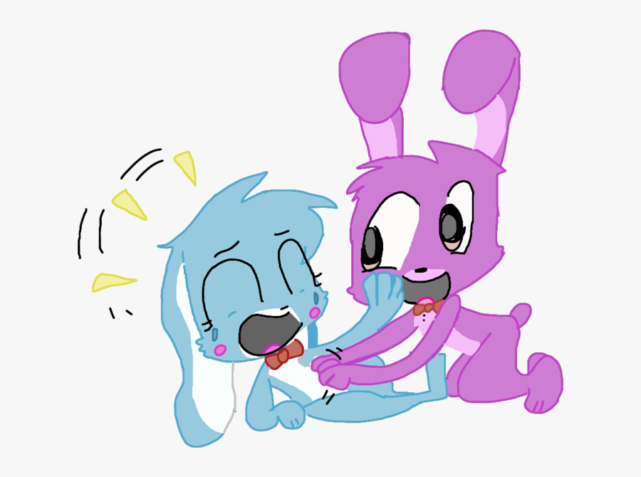 Tickle Tickle Tickle By Rainbowkitten96 On Clipart - Toy Bonnie Gets Tickled, Transparent Clipart
