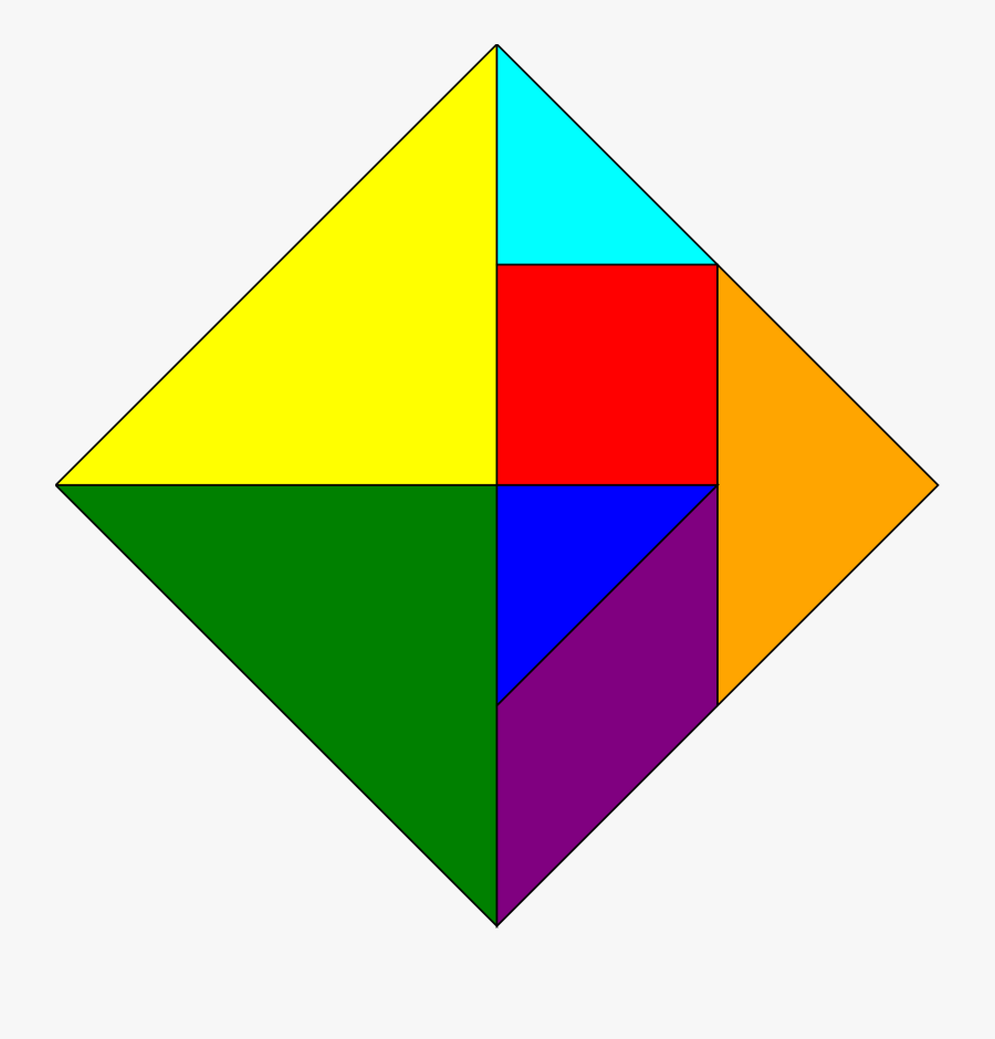 Thumb Image - Tangram Square, Transparent Clipart