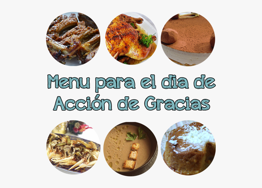 Transparent Accion De Gracias Png - Cena De Accion De Gracias Menu, Transparent Clipart