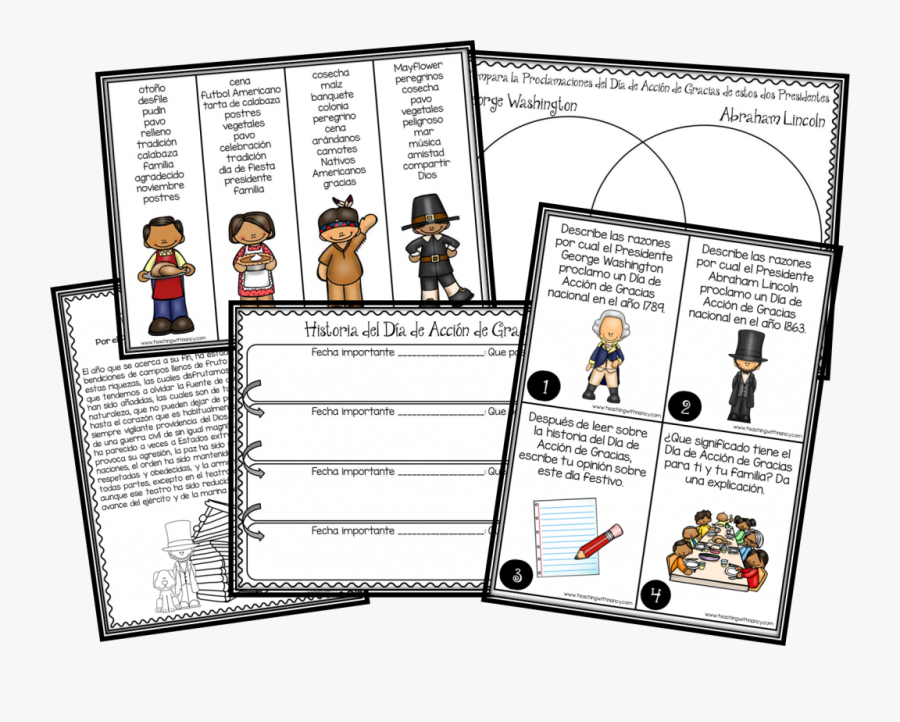 Transparent Accion De Gracias Png - Cartoon, Transparent Clipart