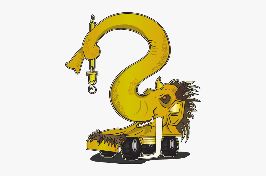 Rough Terrain Rt Cranes - Illustration, Transparent Clipart