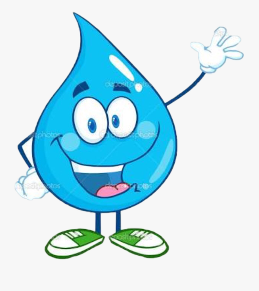 Gotas De Agua En Caricatura Clipart , Png Download - Cartoon Water Drop Png, Transparent Clipart