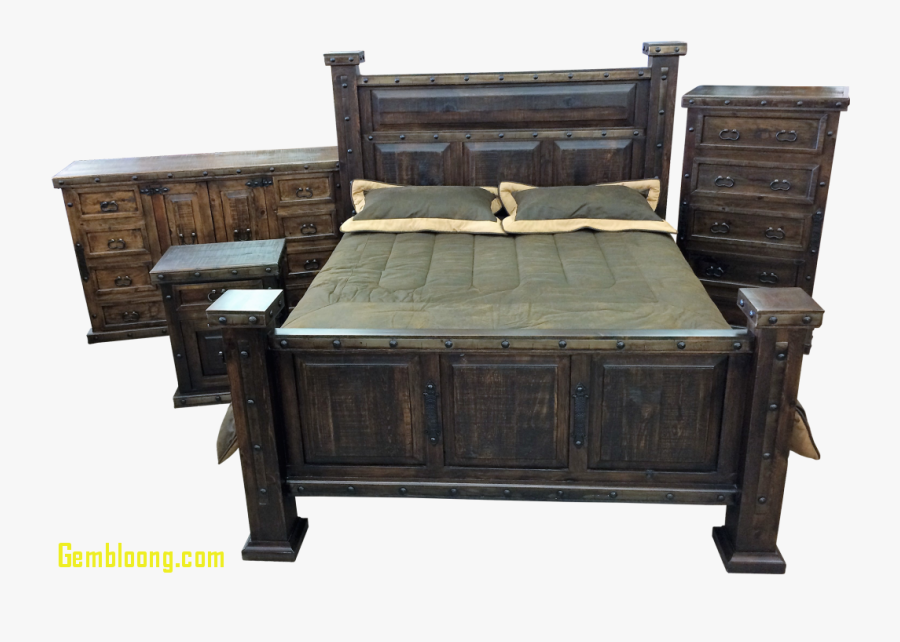 Transparent Rustic Wood Frame Png - Granada Rustic Bedroom Set, Transparent Clipart