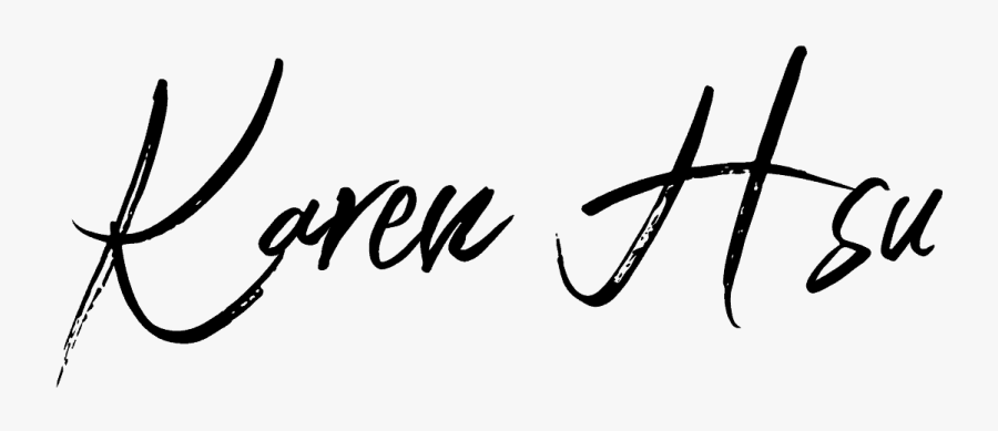 Karen Hsu - Calligraphy, Transparent Clipart