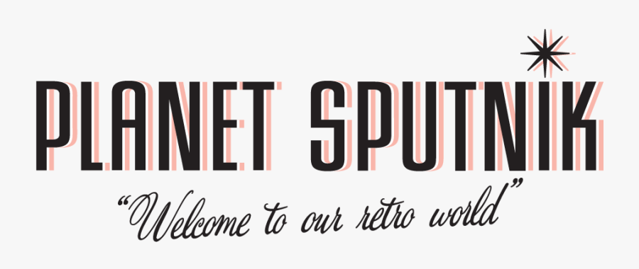 Clip Art Retro Font 50s - Calligraphy, Transparent Clipart