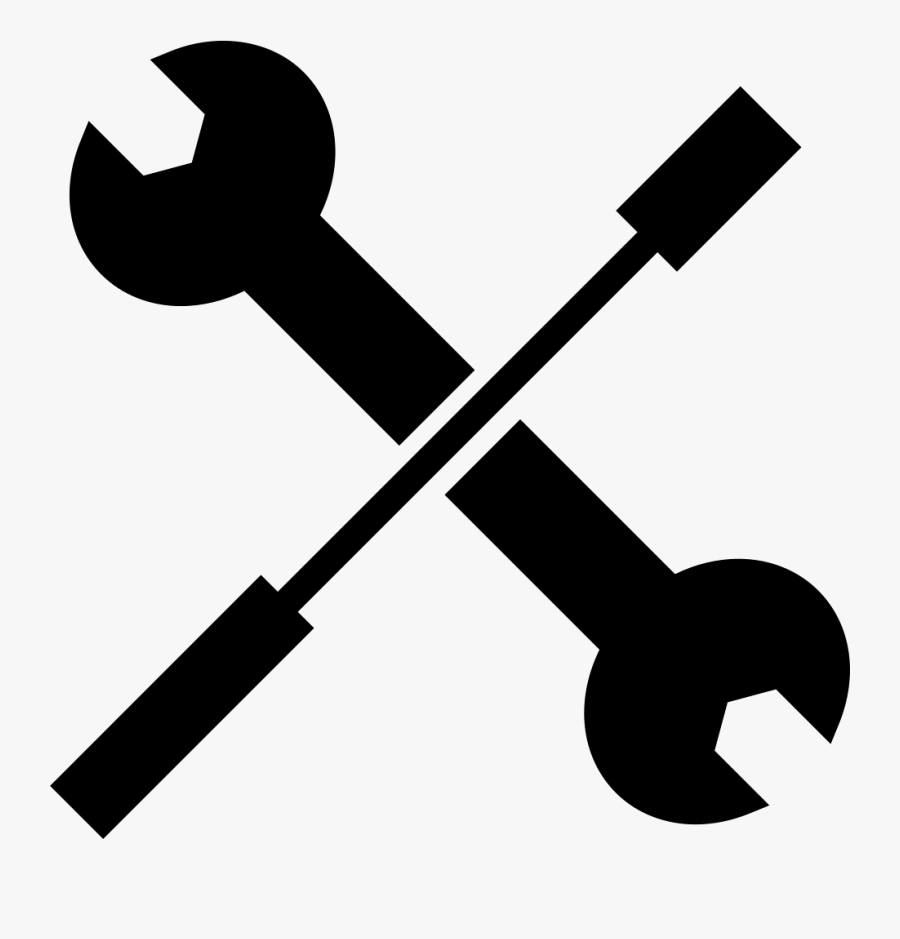 Wrench And Screwdriver - Chave De Fenda Ícone, Transparent Clipart