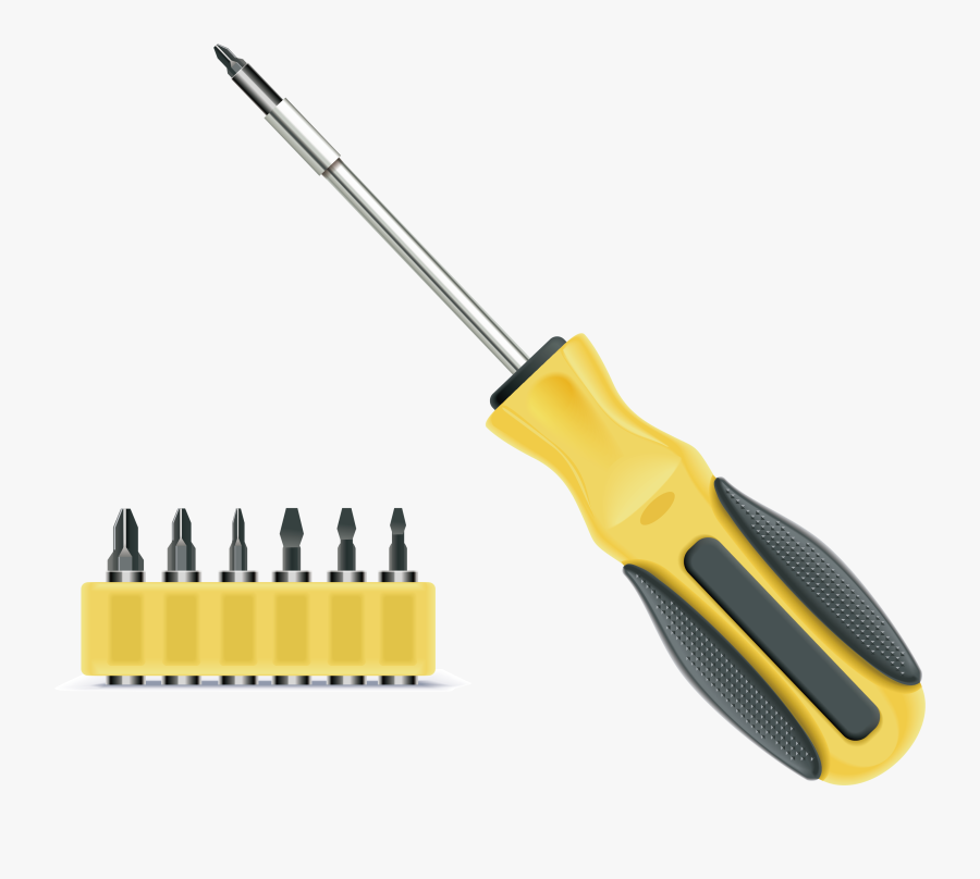 Clip Art Old Screwdriver - Building Icons, Transparent Clipart
