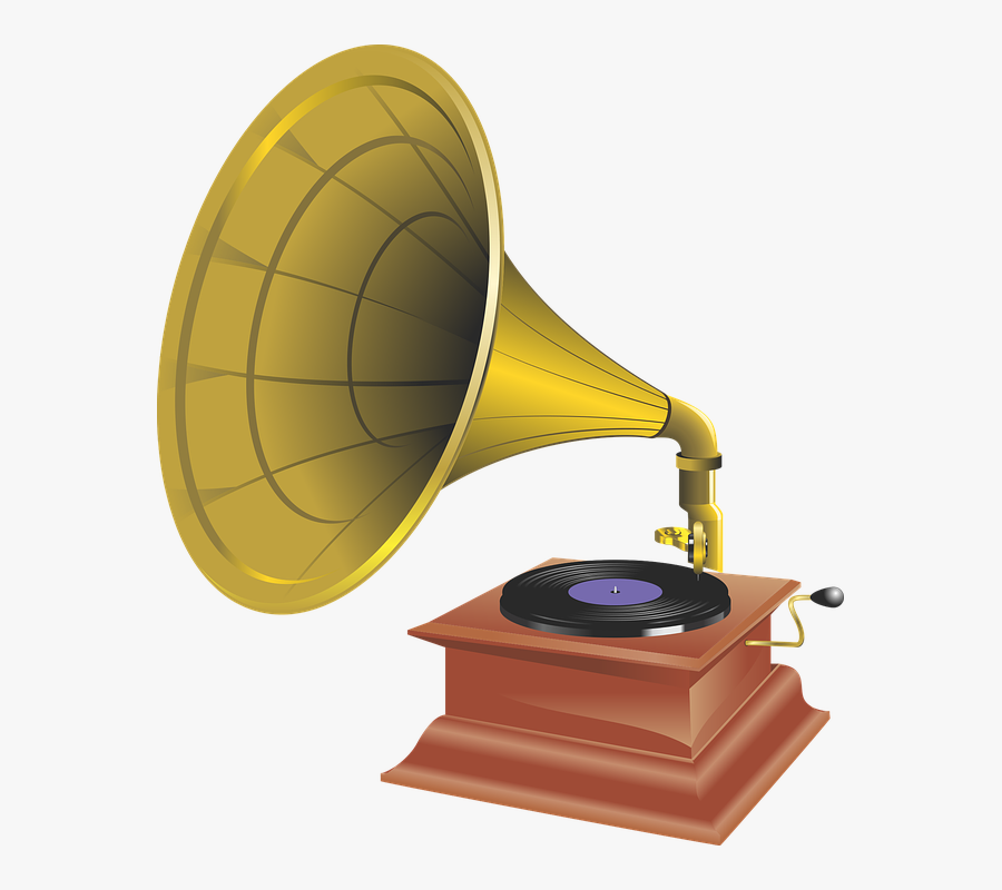 Gramophone Png Photo - Old Music Instruments Png, Transparent Clipart