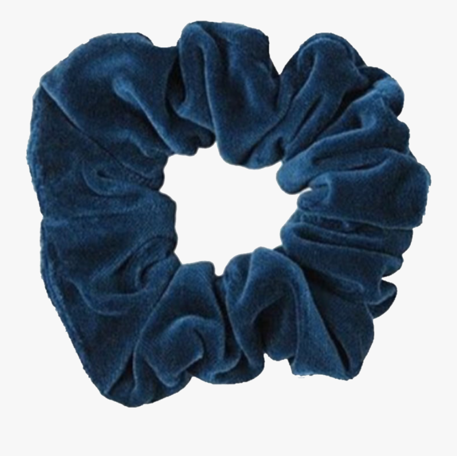 Transparent Background Blue Scrunchie Png, Transparent Clipart