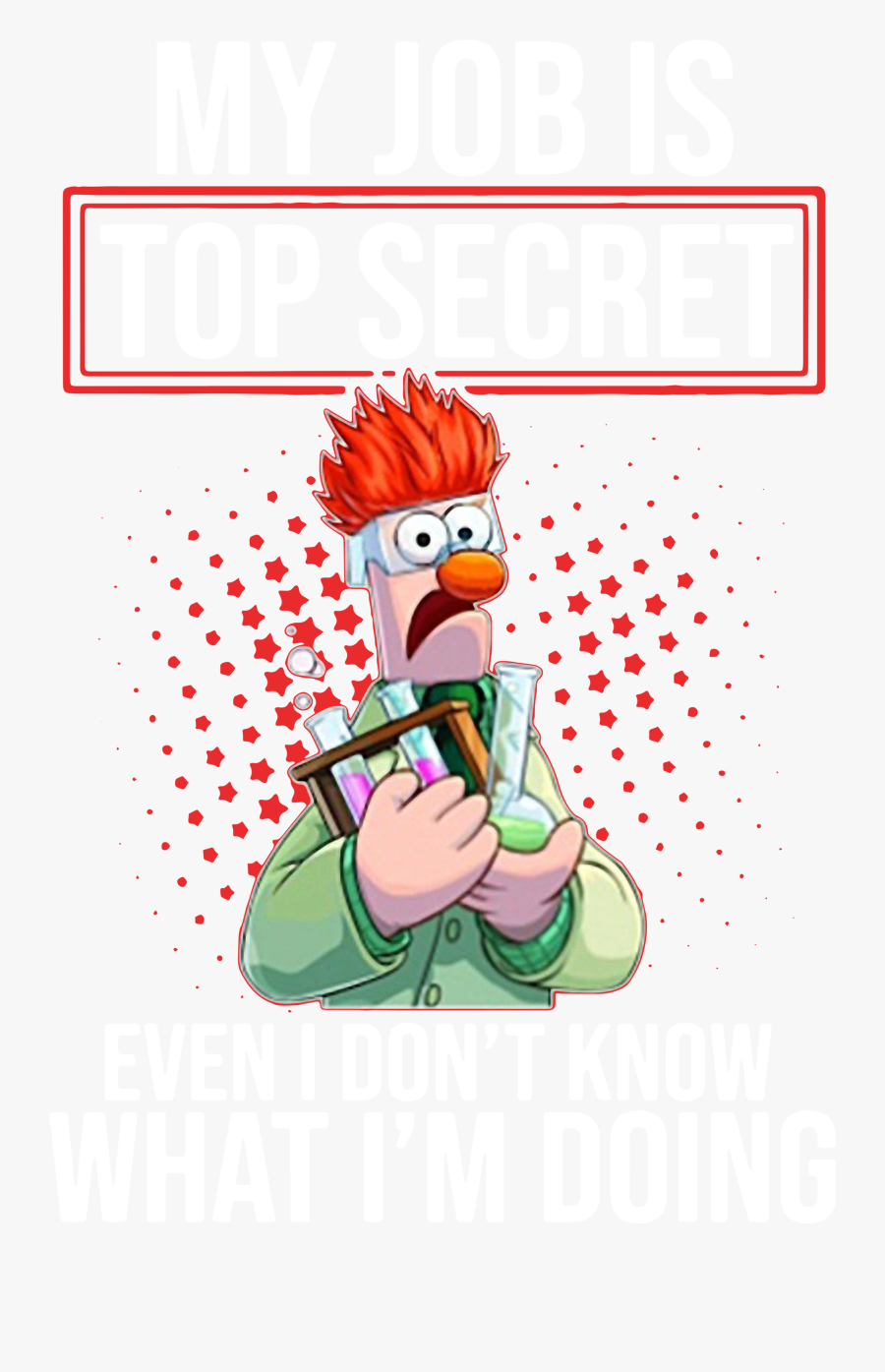 The Puppet My Job Is Top Secret Even I Don"t Know What - Png Vector Halftone Free Download, Transparent Clipart