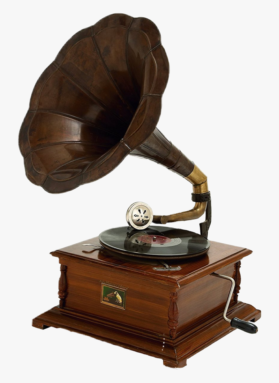 #gramophone #record #vinyl #sound #vintage - Gramophone, Transparent Clipart
