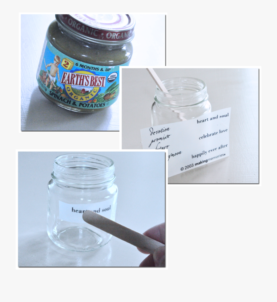 Baby Food Jar Clip Art - Baby Food Jars Upcycle, Transparent Clipart