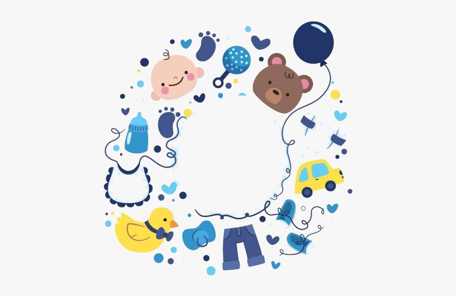 Baby Boy Shower Png, Transparent Clipart