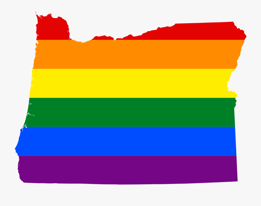 Image Lgbt Map Of - Oregon Lgbt, Transparent Clipart
